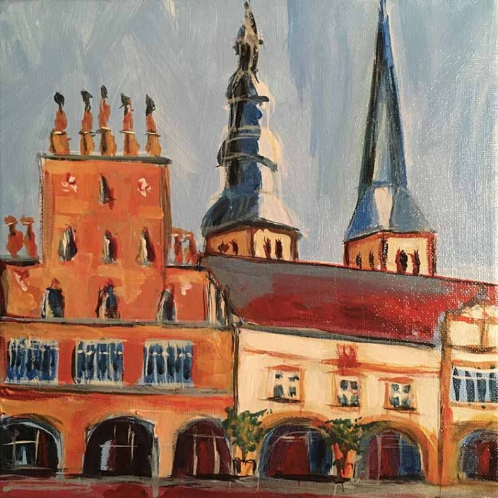 Siekmann Malerei | Rathaus und St. Nicolai
