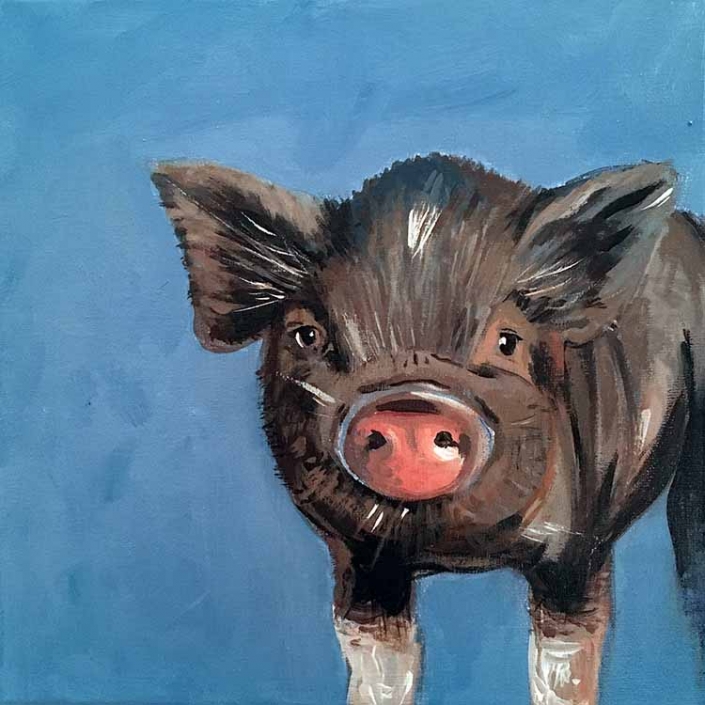 Siekmann Malerei | Theos Schwein